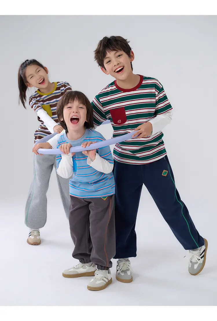 100% Cotton Long Sleeve T-Shirt for Boys Girls Medium Large — feature 16