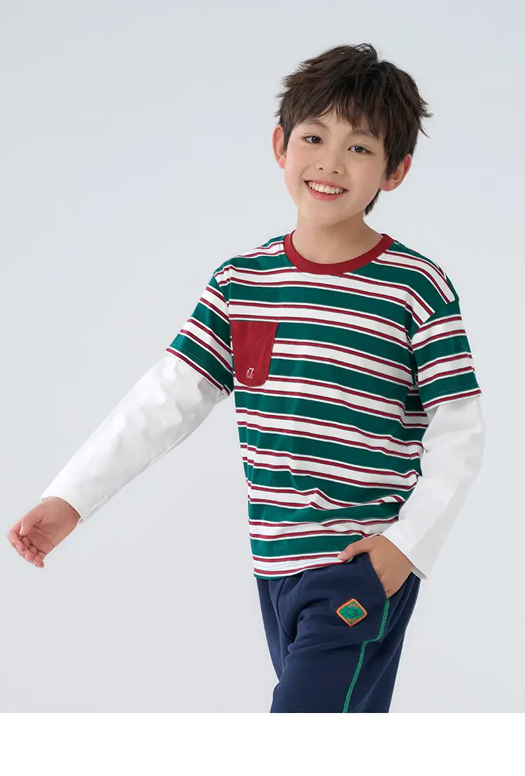 100% Cotton Long Sleeve T-Shirt for Boys Girls Medium Large — feature 18