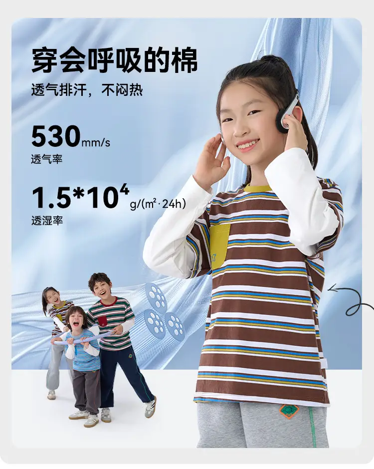100% Cotton Long Sleeve T-Shirt for Boys Girls Medium Large — feature 5