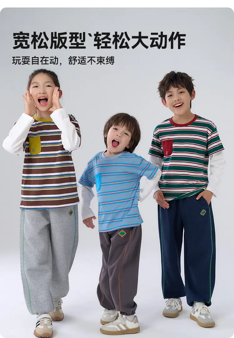100% Cotton Long Sleeve T-Shirt for Boys Girls Medium Large — feature 6