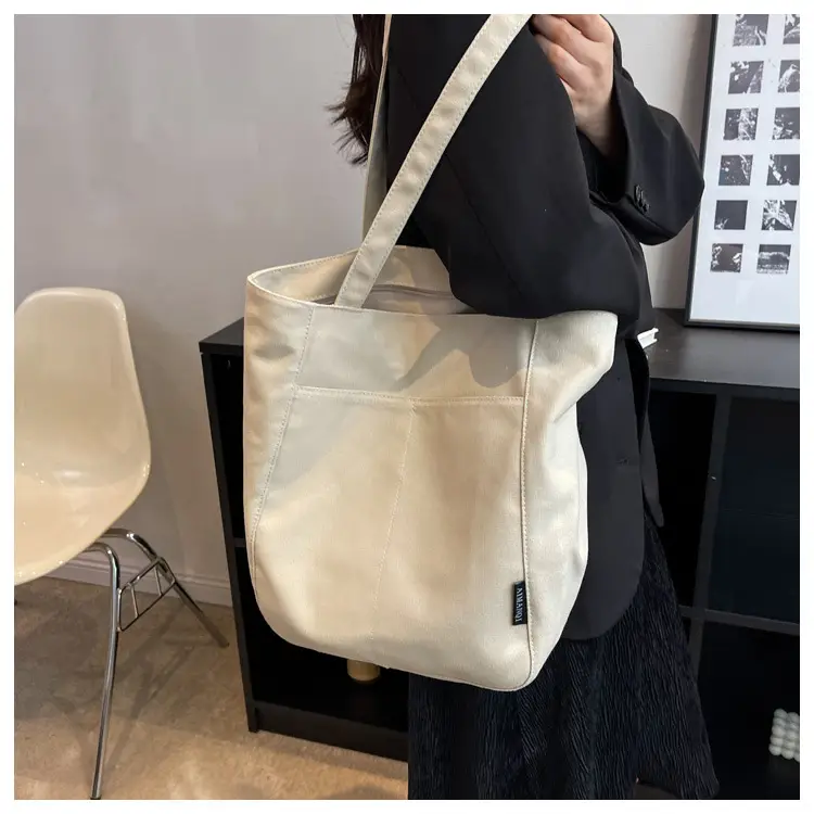 Women Large Capacity Tan Tote Bag 2025 — feature 10
