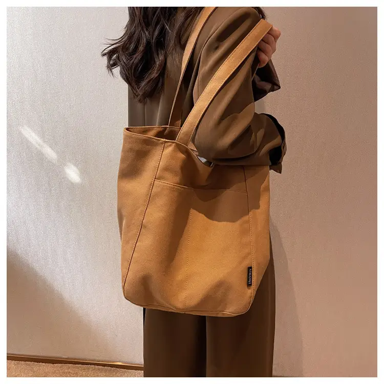 Women Large Capacity Tan Tote Bag 2025 — feature 18