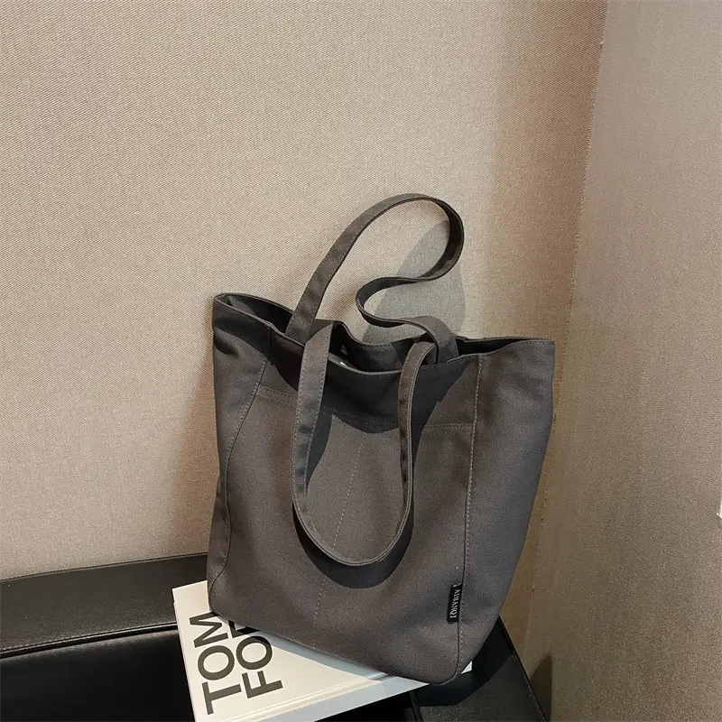 Women Large Capacity Tan Tote Bag 2025 - Image 3