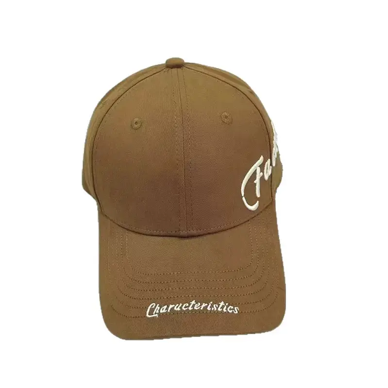 Trendy Cotton Baseball Cap for Women with Wide Brim & Embroidery - Image 7