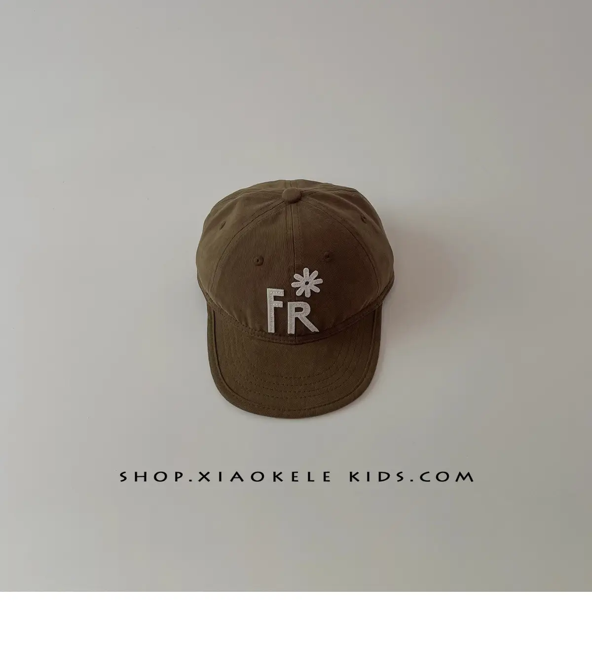 Kids Hip Hop Baseball Cap Black FR Logo — feature 10