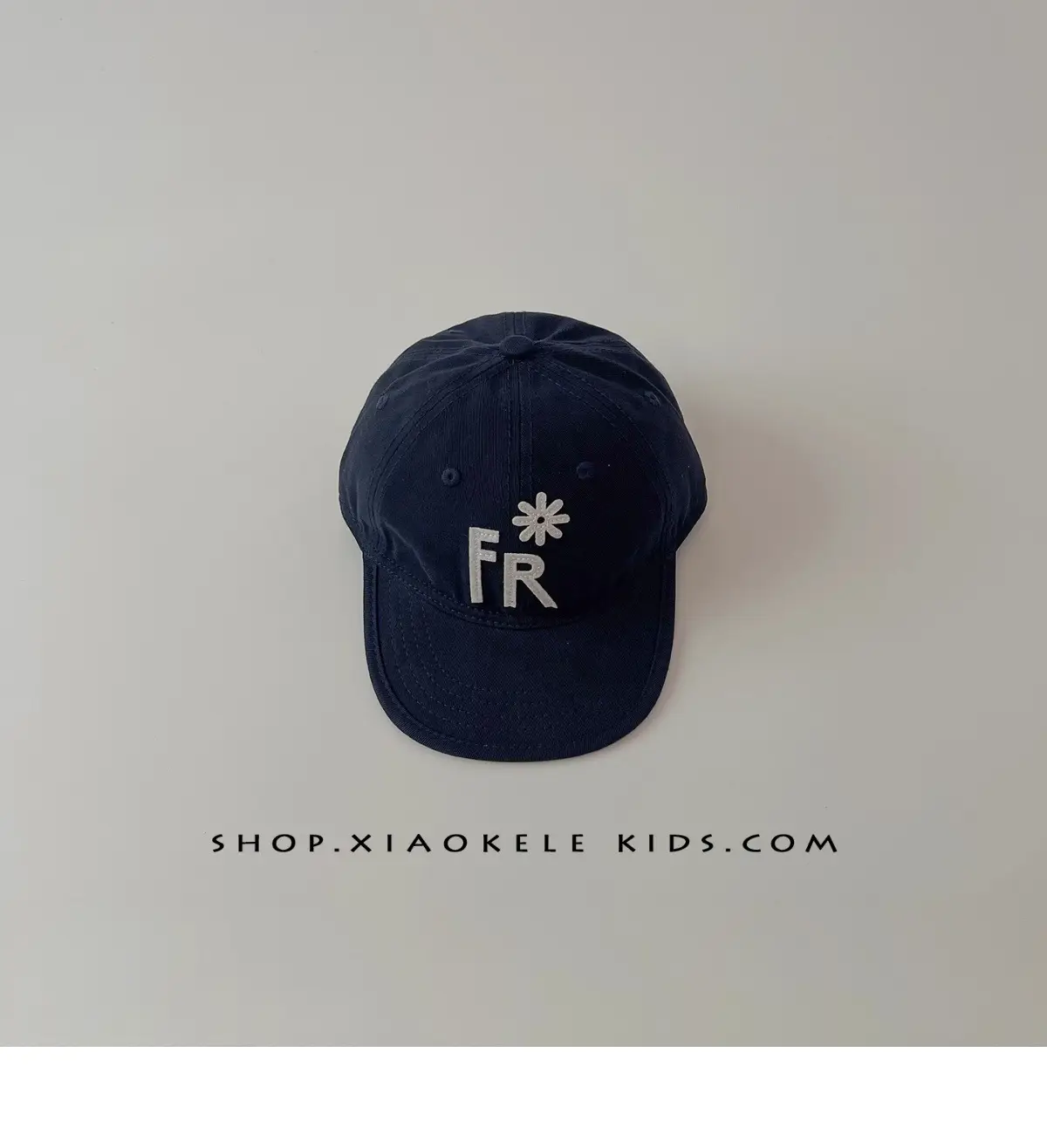 Kids Hip Hop Baseball Cap Black FR Logo — feature 11