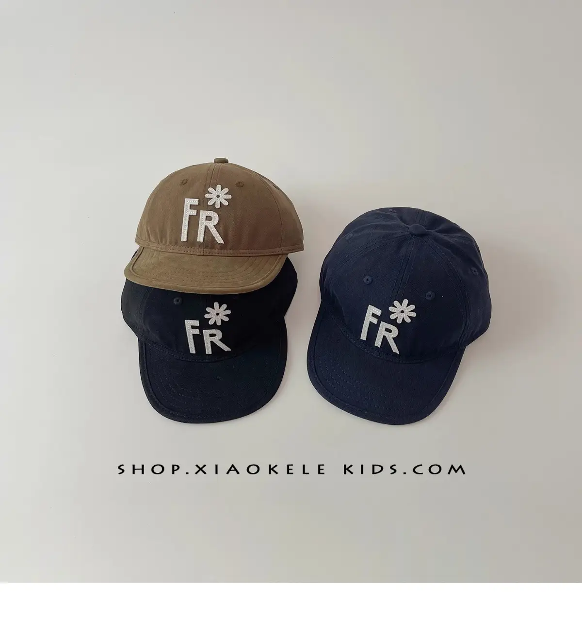 Kids Hip Hop Baseball Cap Black FR Logo — feature 6