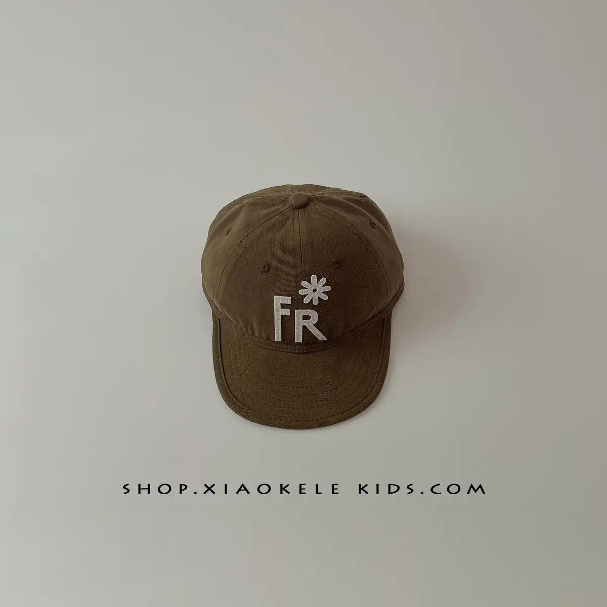 Kids Hip Hop Baseball Cap Black FR Logo