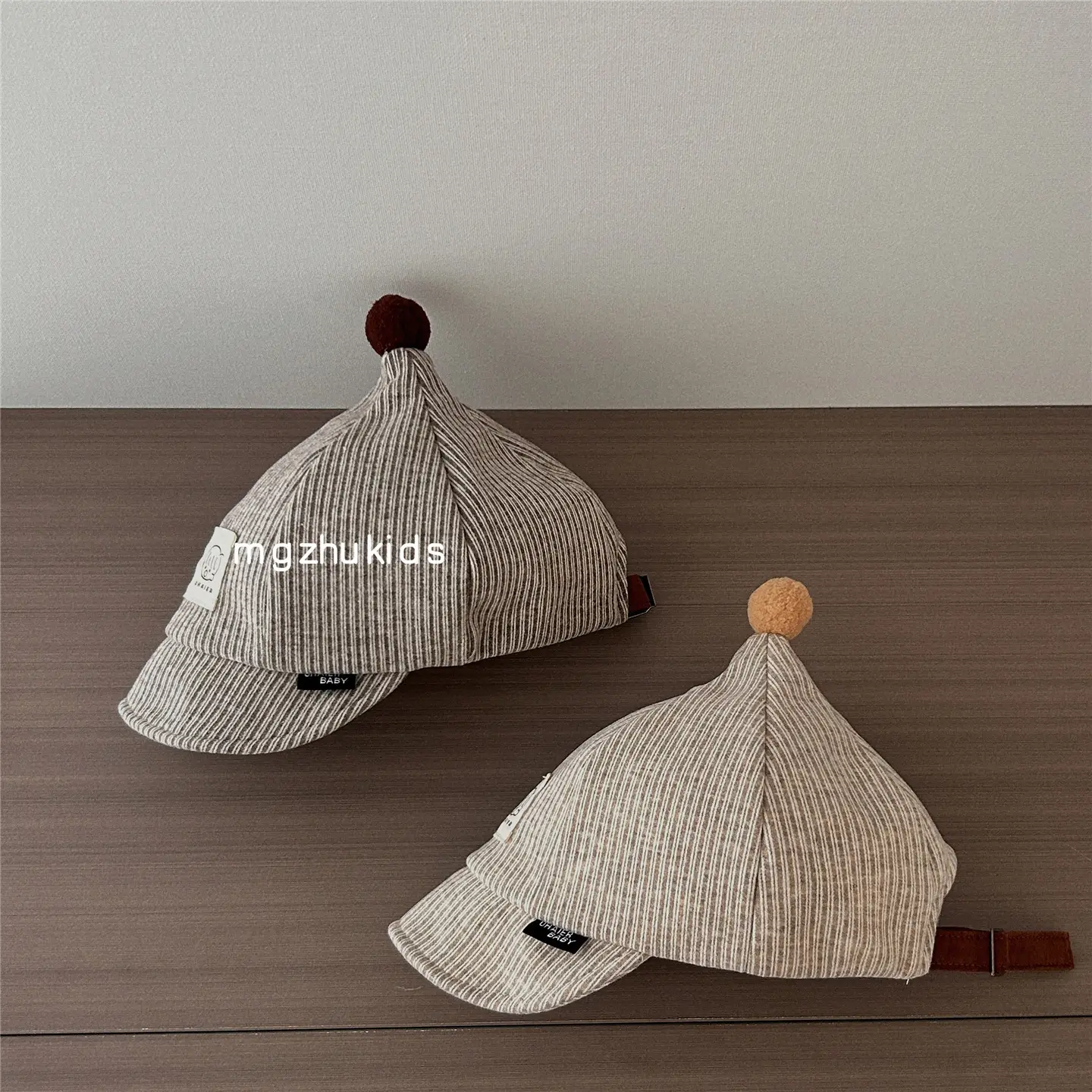 Baby Hat Autumn Winter Medium Thick Stripesd Kids