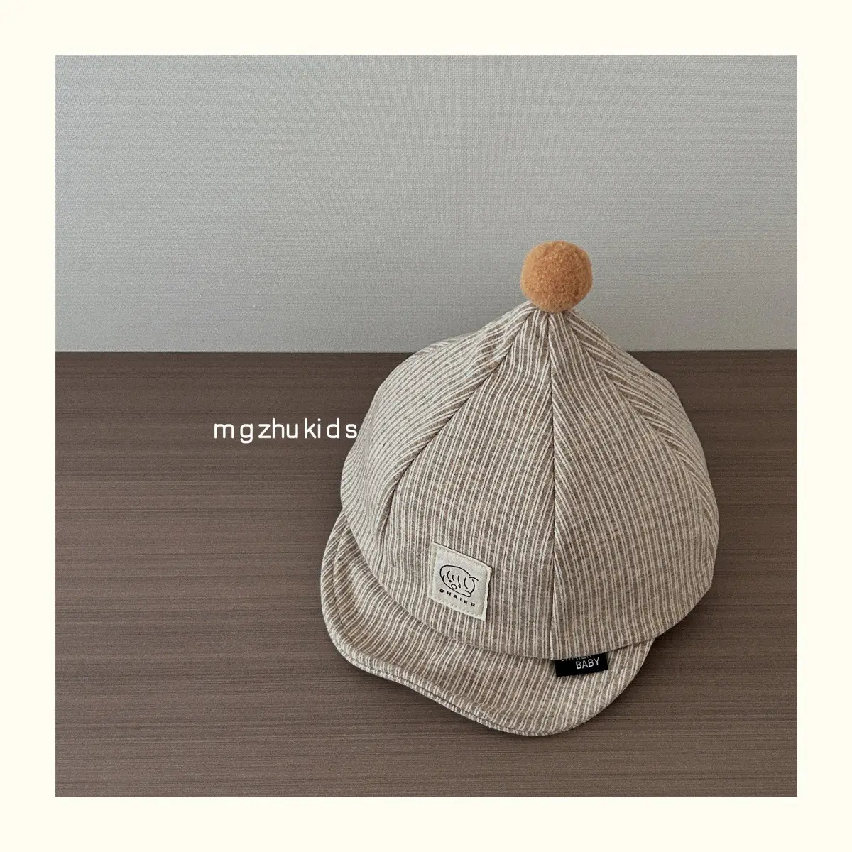Baby Hat Autumn Winter Medium Thick Stripesd Kids — feature 13