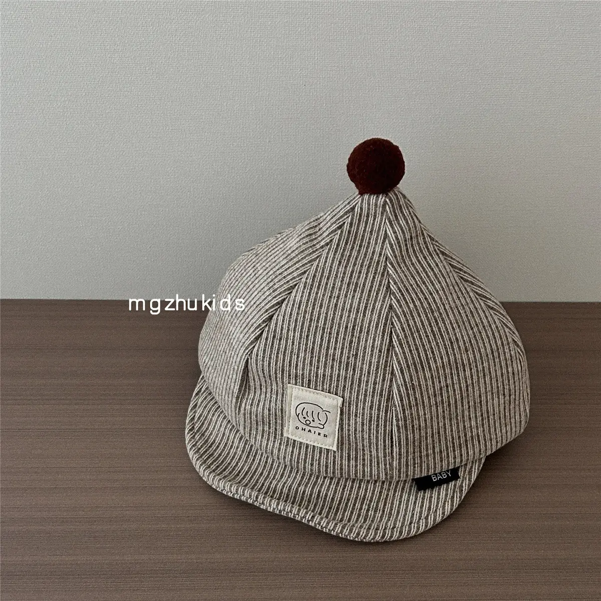 Baby Hat Autumn Winter Medium Thick Stripesd Kids
