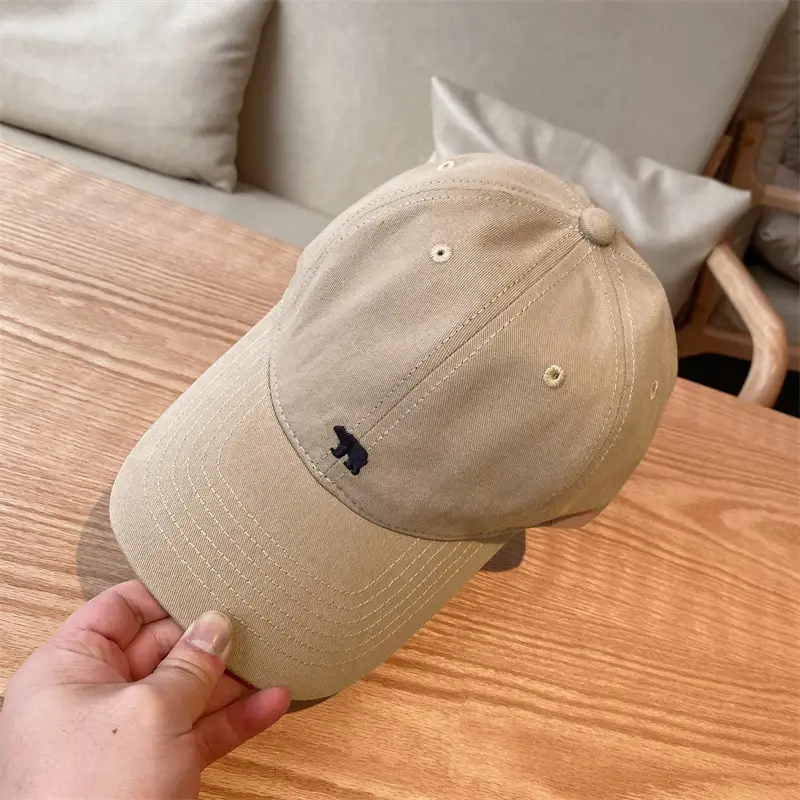 Arctic Bear Embroidered Black Baseball Cap for Women - Image 6