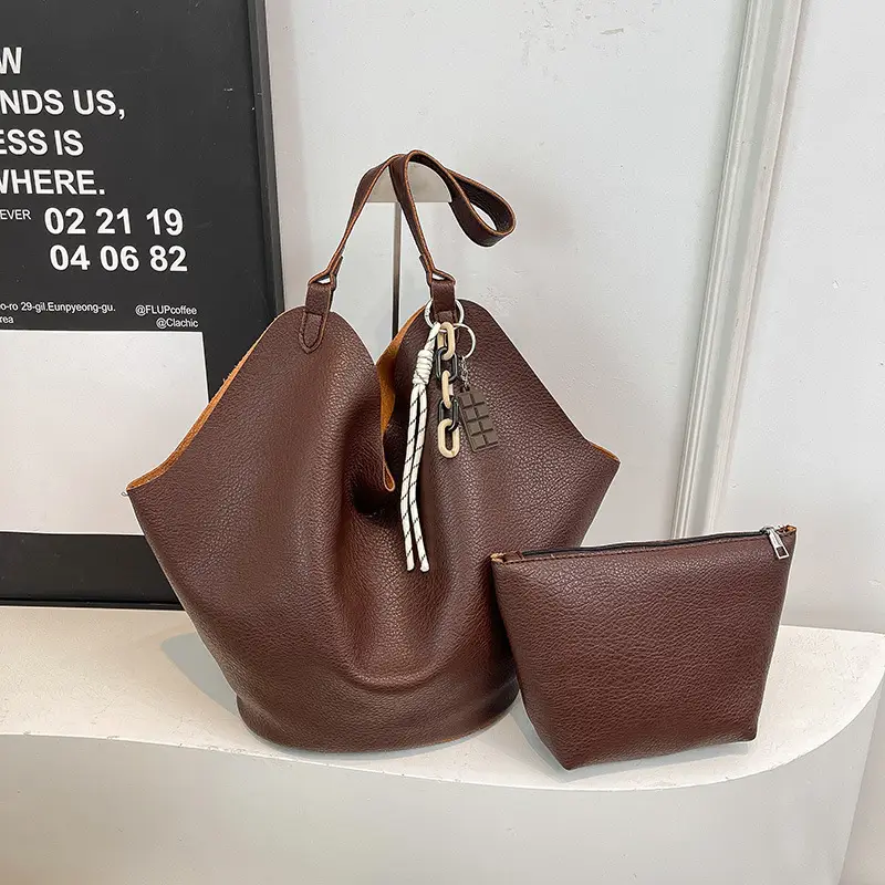 Brown Crossbody Bag for Women Large Capacity Mother In Law Bag — feature 12