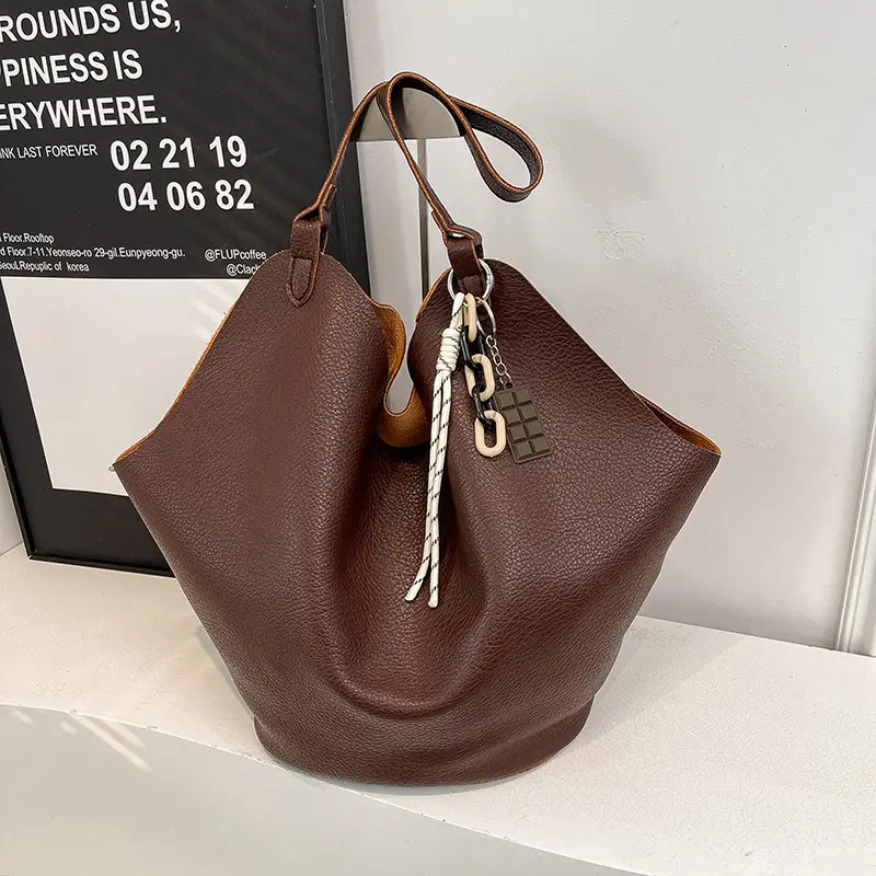 Brown Crossbody Bag for Women Large Capacity Mother In Law Bag — feature 14