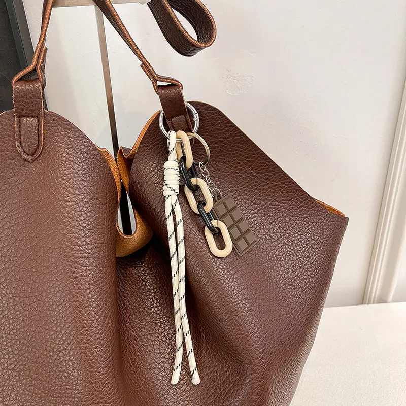 Brown Crossbody Bag for Women Large Capacity Mother In Law Bag — feature 16