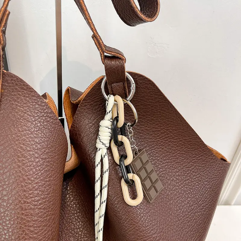 Brown Crossbody Bag for Women Large Capacity Mother In Law Bag — feature 17