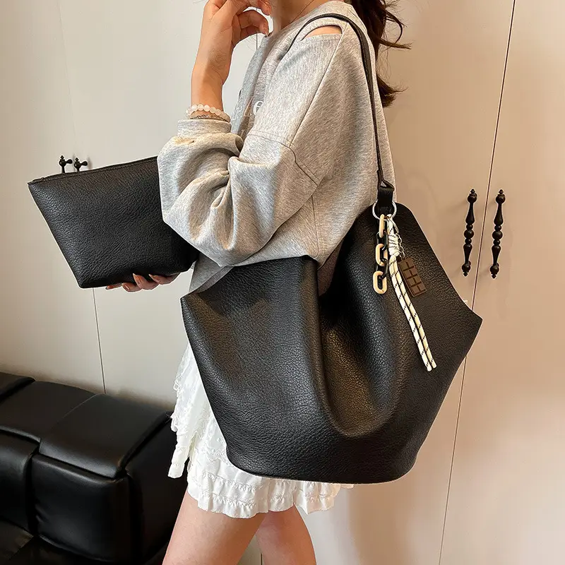 Brown Crossbody Bag for Women Large Capacity Mother In Law Bag — feature 34
