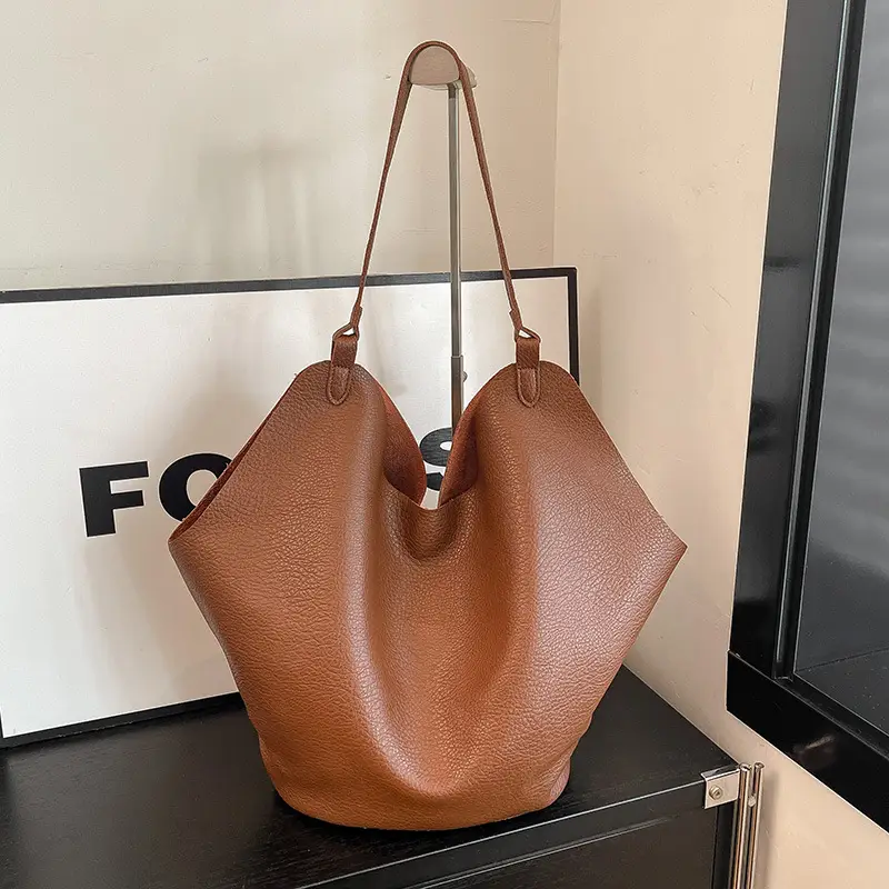Brown Crossbody Bag for Women Large Capacity Mother In Law Bag - Image 5