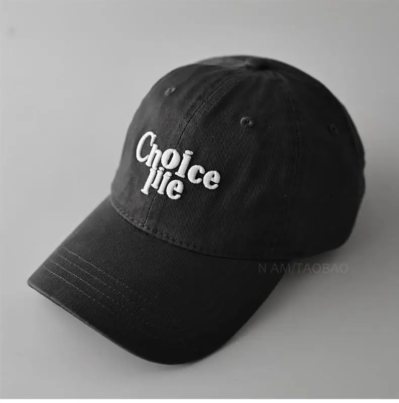 3D Letter Embroidered Beige Baseball Cap for Men Women — feature 10