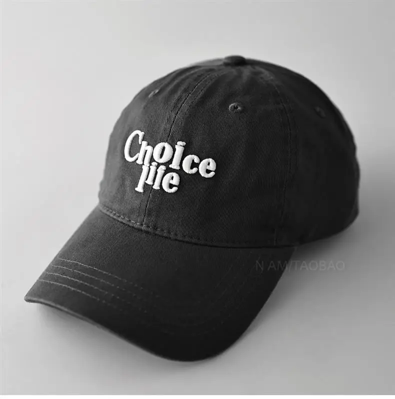 3D Letter Embroidered Beige Baseball Cap for Men Women — feature 6