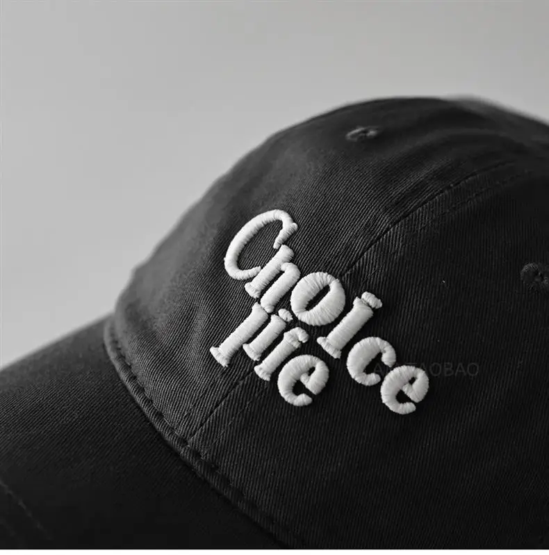 3D Letter Embroidered Beige Baseball Cap for Men Women — feature 9
