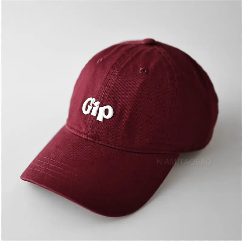 Maroon Gap Embroidered Baseball Cap for Men Women - Image 10