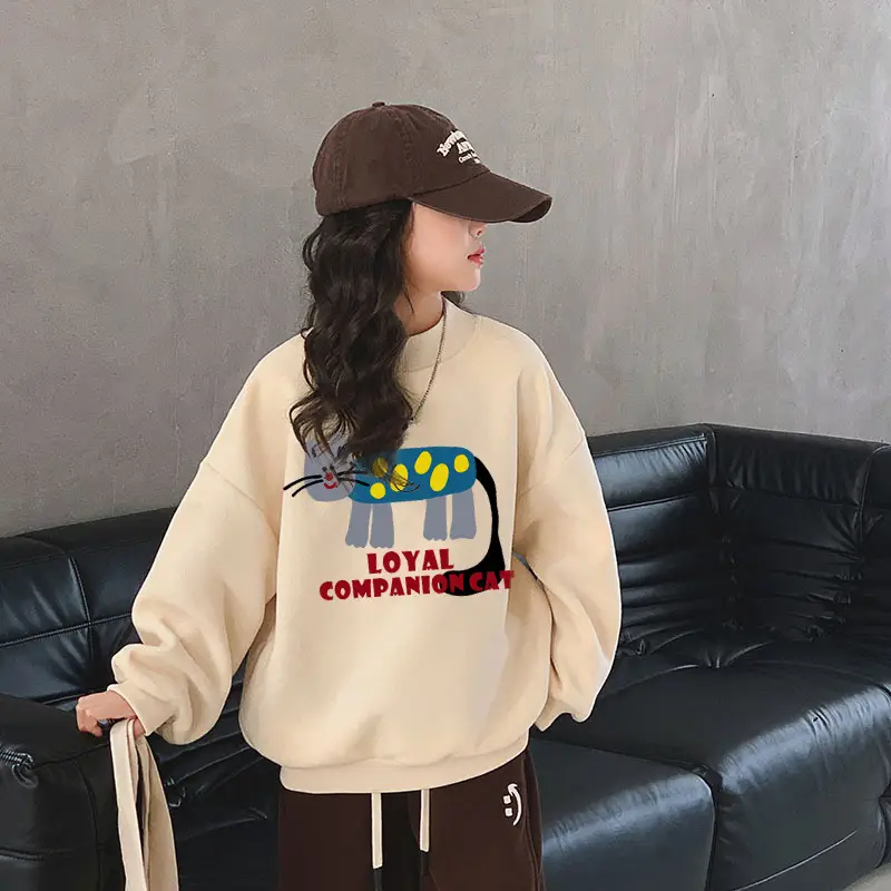 Loyal Companions Sweatshirt White Flame Print Long Sleeve — feature 7