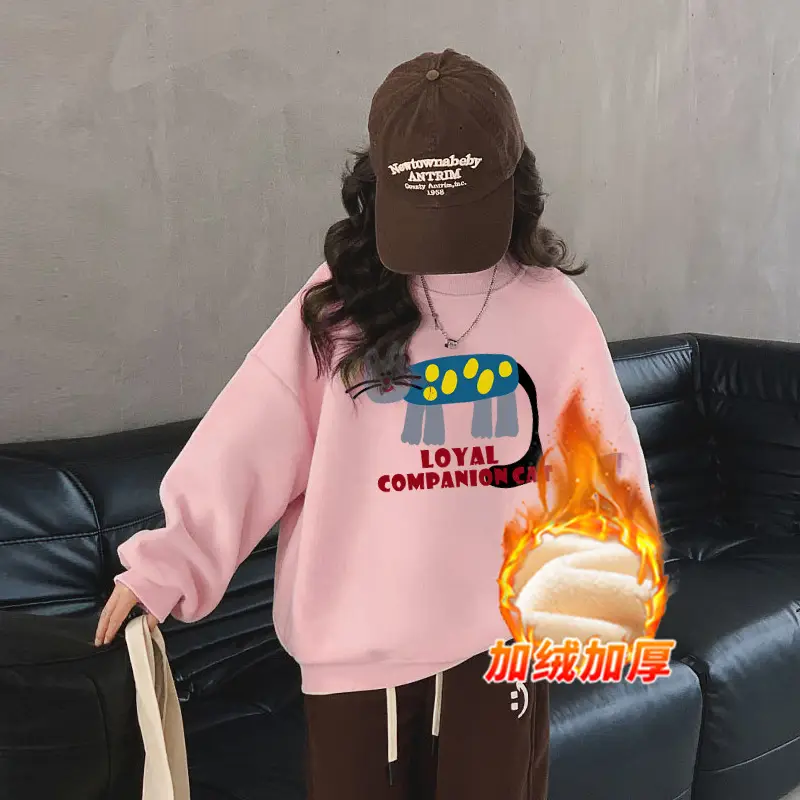 Loyal Companions Sweatshirt White Flame Print Long Sleeve - Image 4