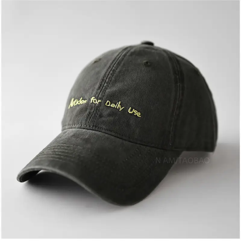 Men Grey Embroidered Baseball Cap "Makebees for Daily Use" - Image 12