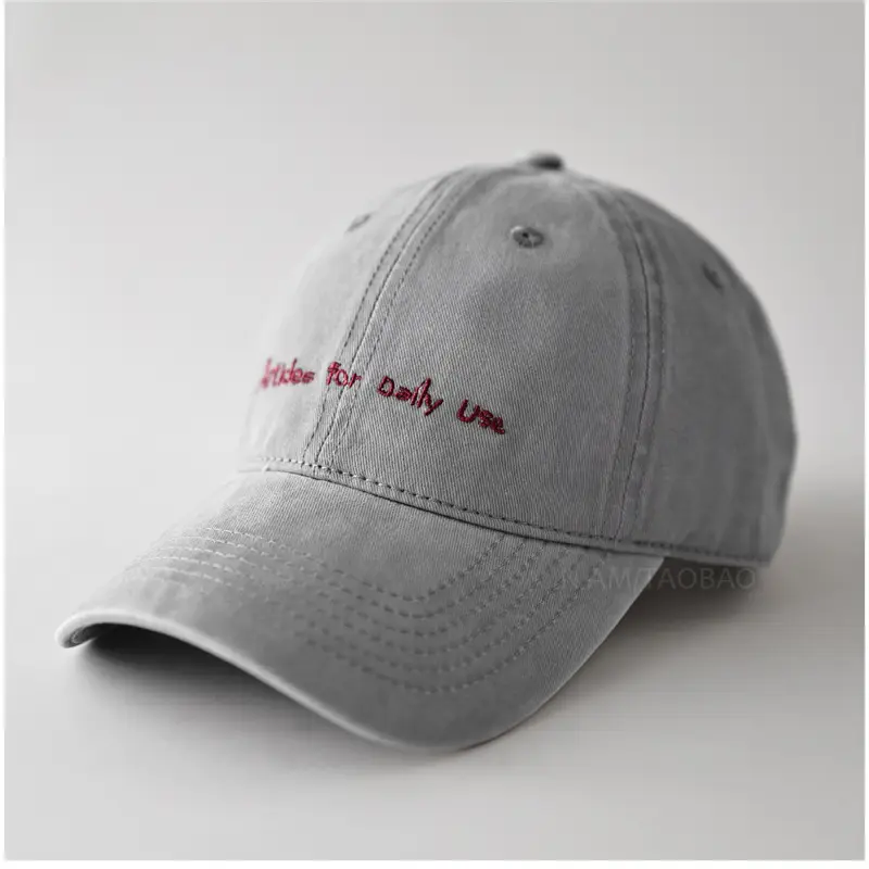 Men Grey Embroidered Baseball Cap "Makebees for Daily Use" - Image 13
