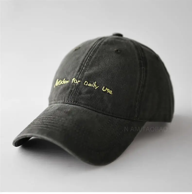 Men Grey Embroidered Baseball Cap "Makebees for Daily Use" — feature 1