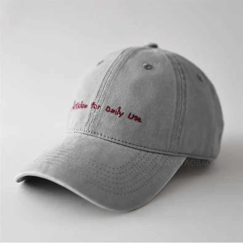 Men Grey Embroidered Baseball Cap "Makebees for Daily Use" — feature 10