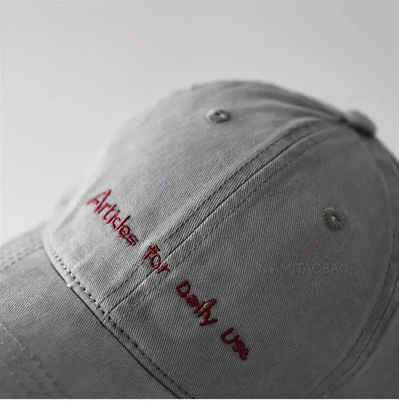 Men Grey Embroidered Baseball Cap "Makebees for Daily Use" — feature 14