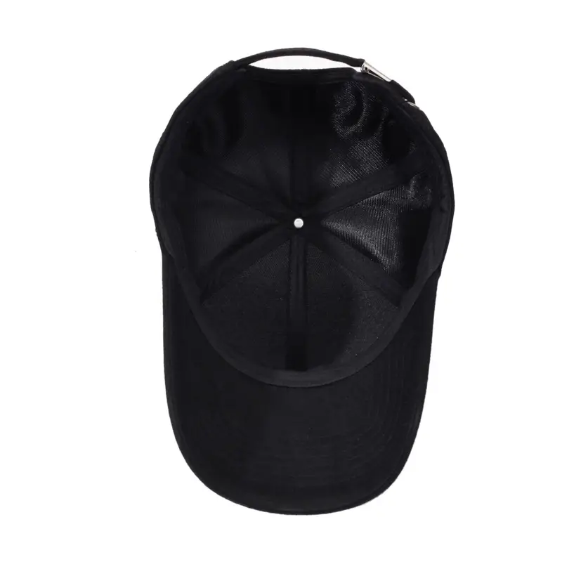 Men's Black Baseball Cap with Logo Outdoor Use