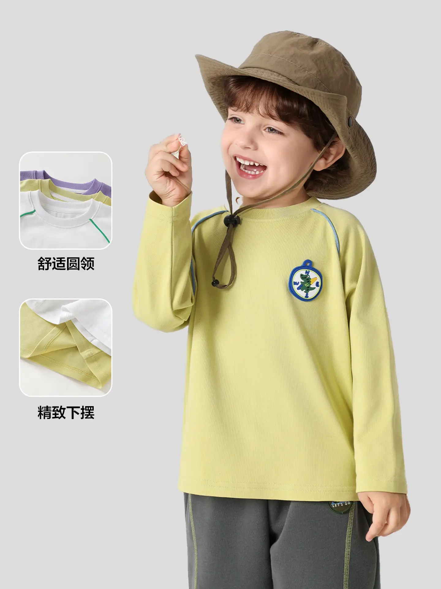 Right-Hand European Style Boys T-Shirt Purple Spring 2026 - Image 5