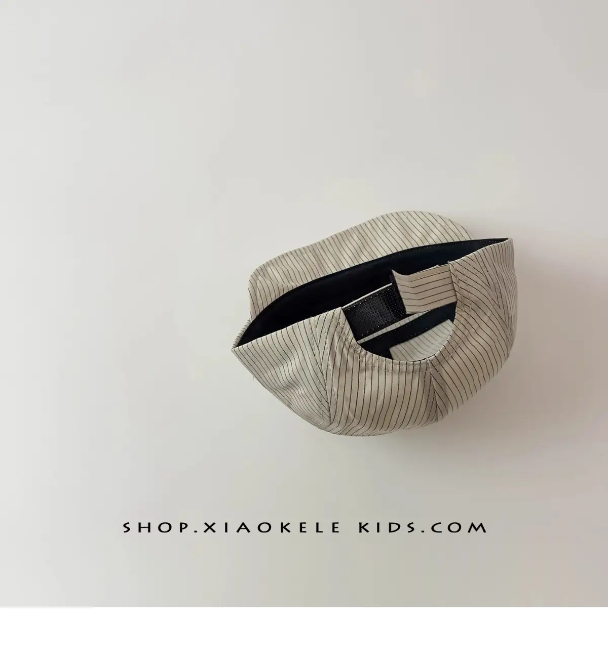 Baby Striped Cap for Boys Girls Beige — feature 7