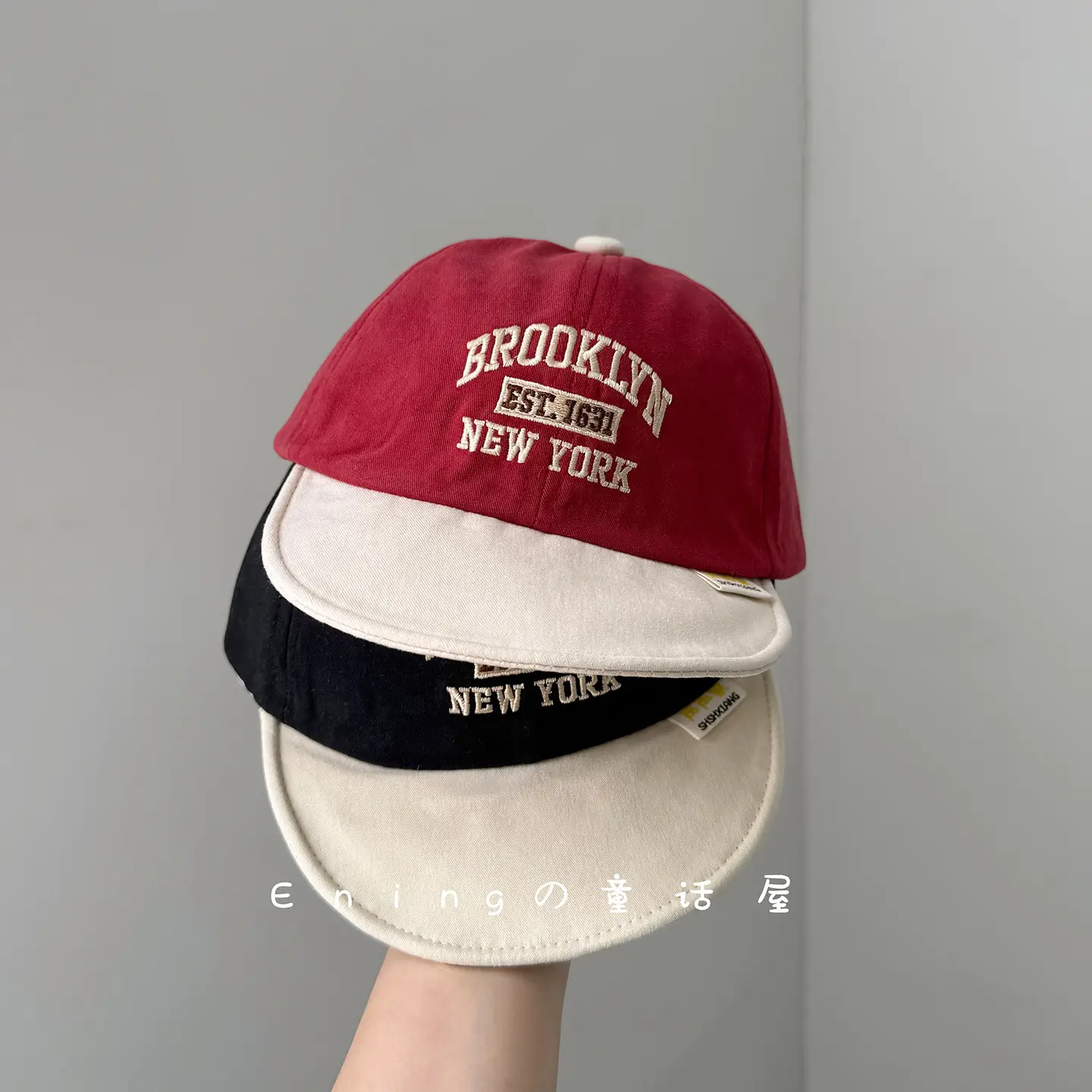 Red Baseball Cap for Boys Girls Sun Protection - Image 7