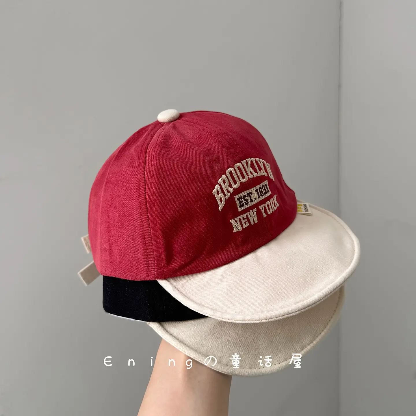 Red Baseball Cap for Boys Girls Sun Protection - Image 8