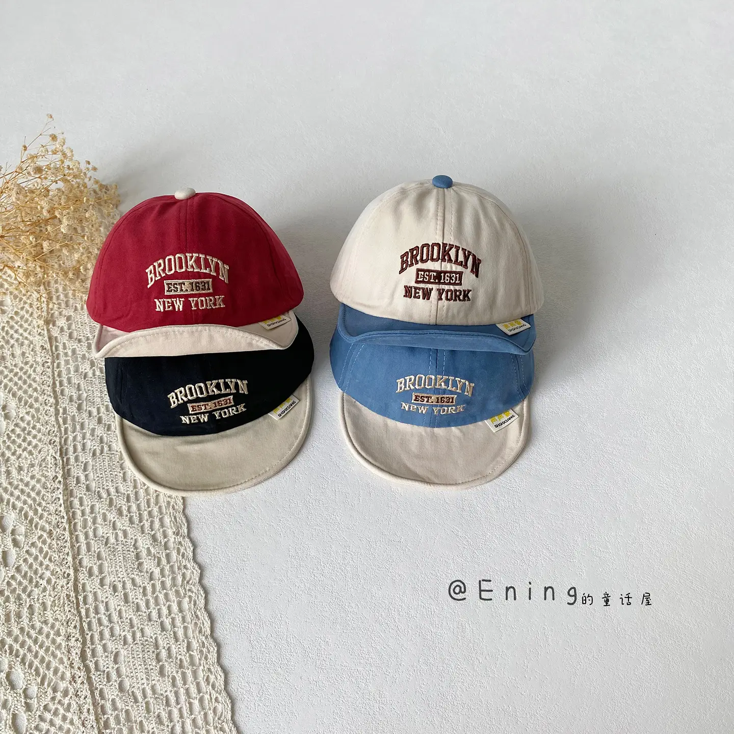 Red Baseball Cap for Boys Girls Sun Protection - Image 10