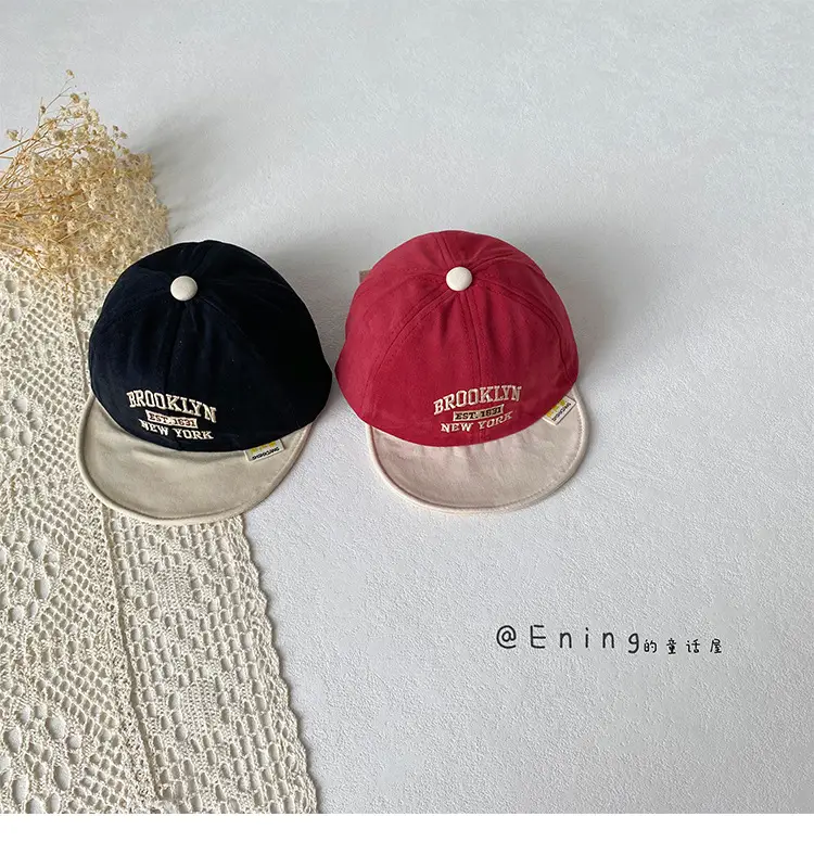 Red Baseball Cap for Boys Girls Sun Protection — feature 10