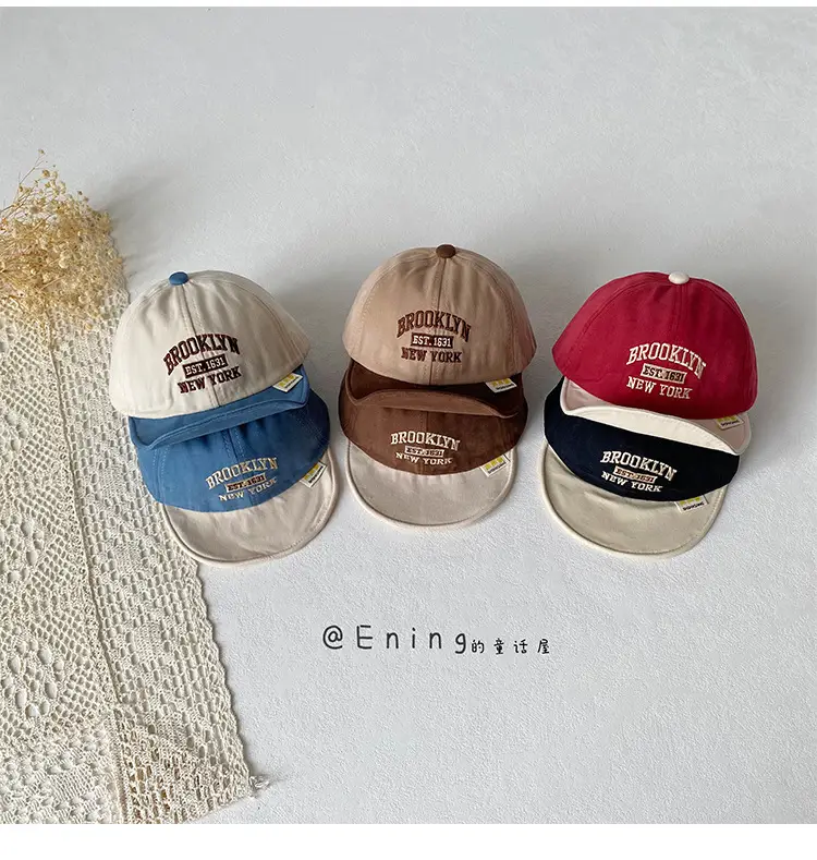 Red Baseball Cap for Boys Girls Sun Protection — feature 15