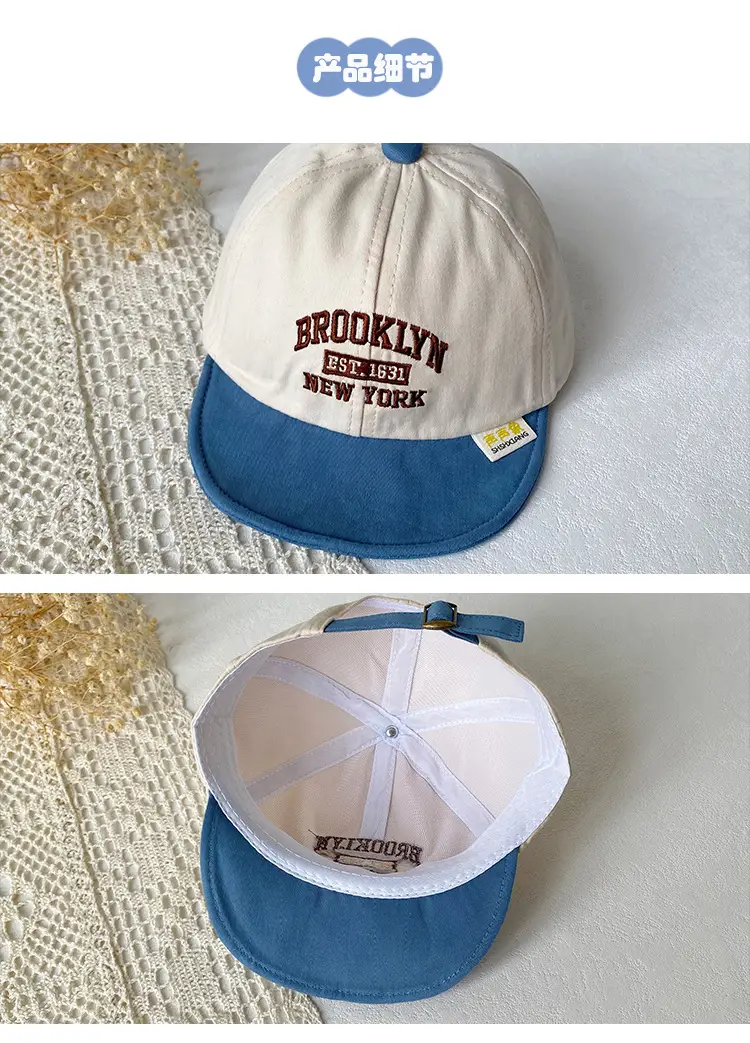 Red Baseball Cap for Boys Girls Sun Protection — feature 3