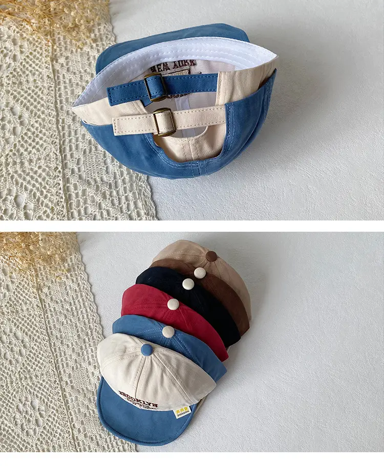 Red Baseball Cap for Boys Girls Sun Protection — feature 4