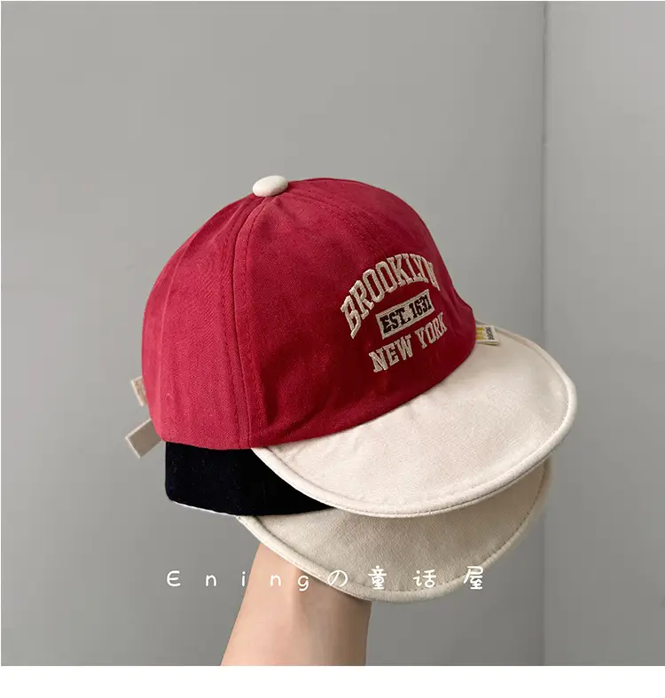 Red Baseball Cap for Boys Girls Sun Protection — feature 6