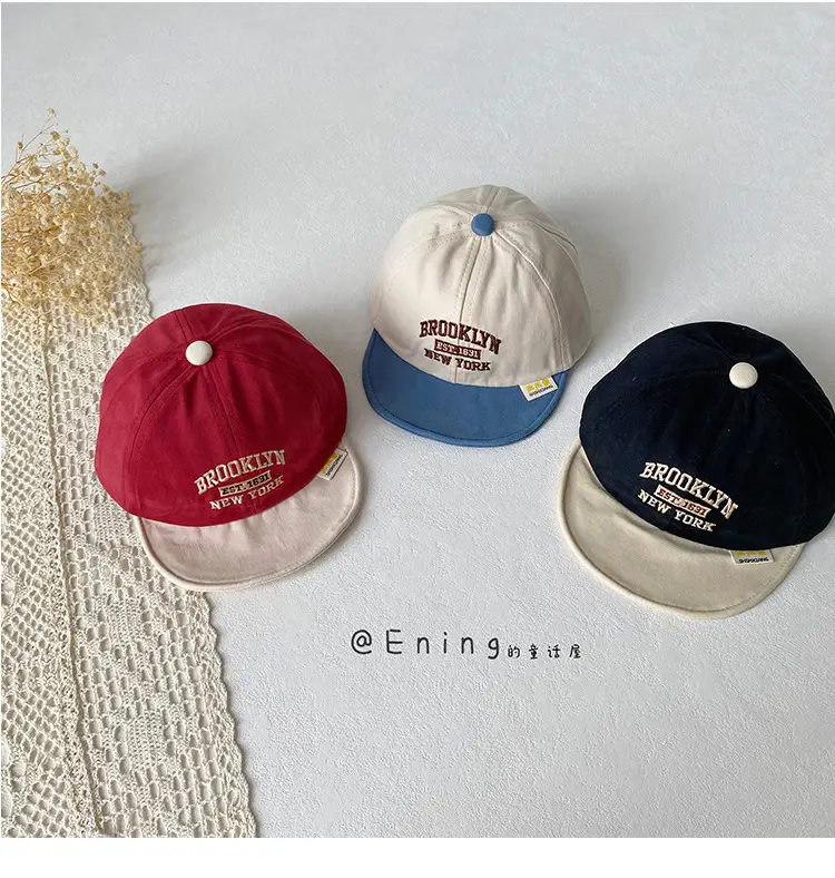 Red Baseball Cap for Boys Girls Sun Protection — feature 7
