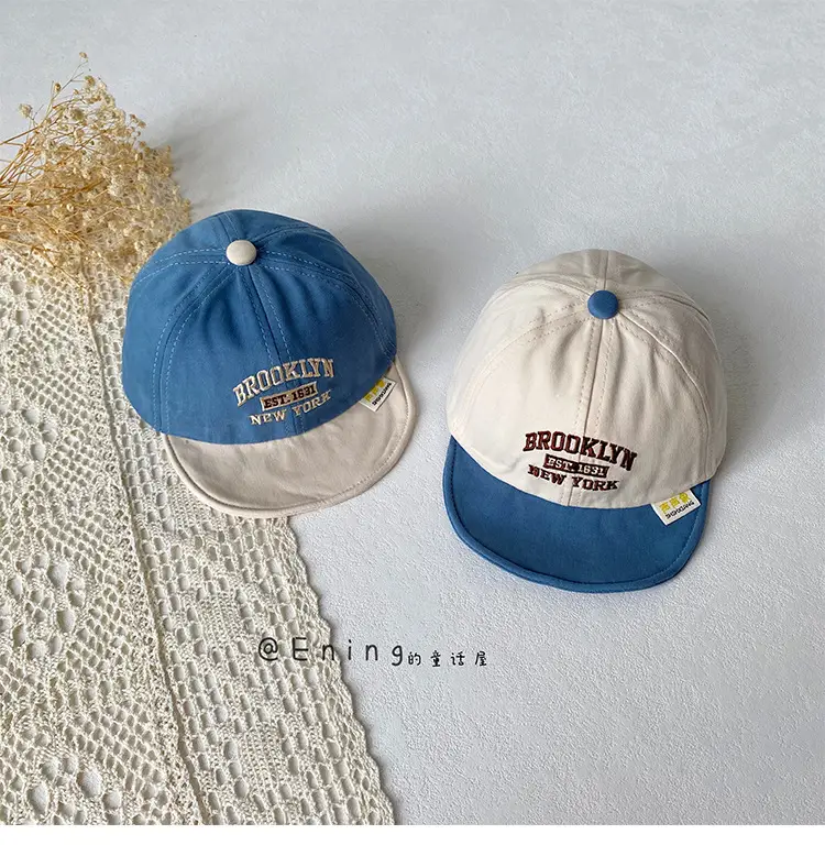 Red Baseball Cap for Boys Girls Sun Protection — feature 9