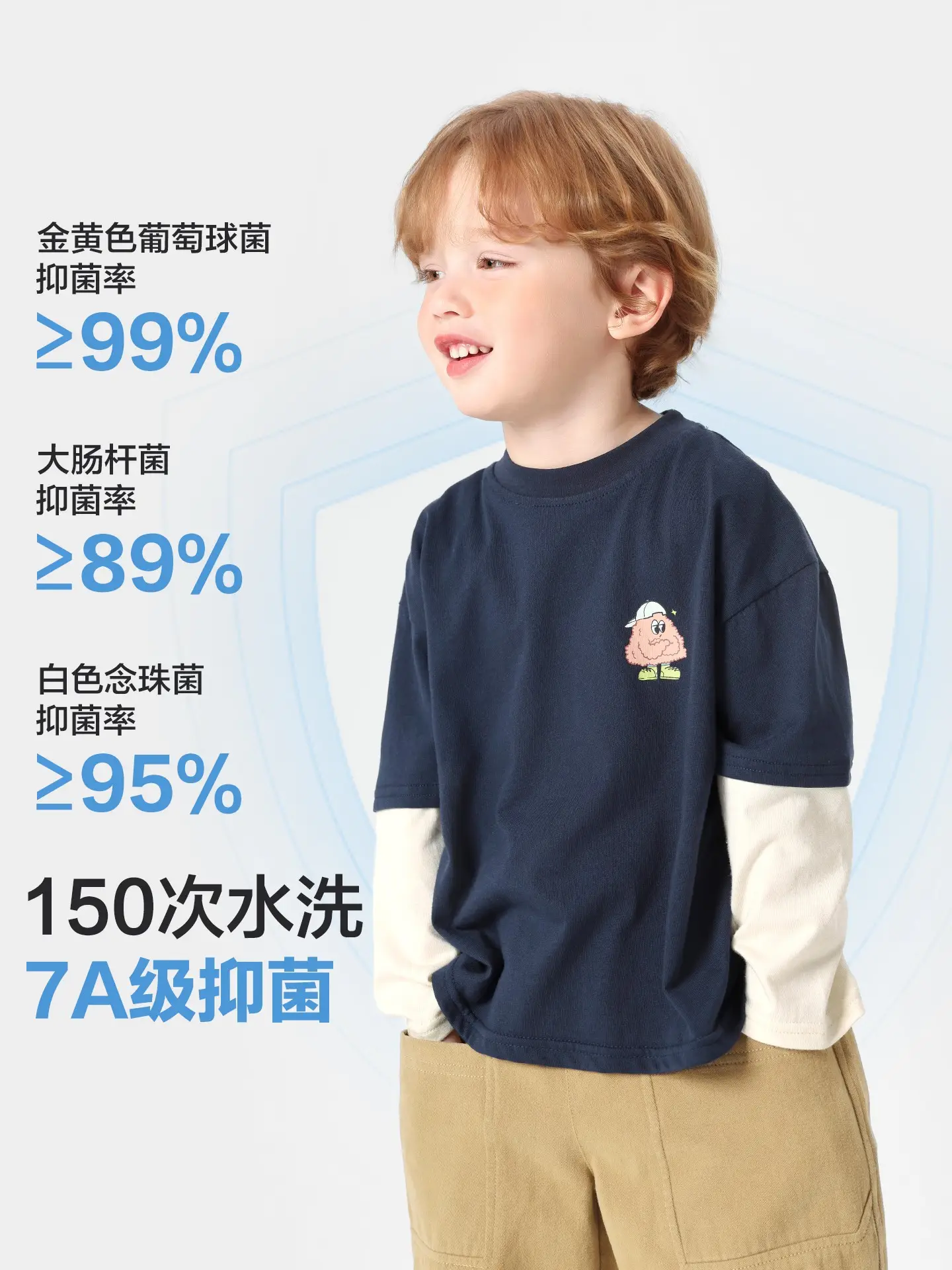 Toddler Navy Long Sleeve T-Shirt 2026 - Image 3