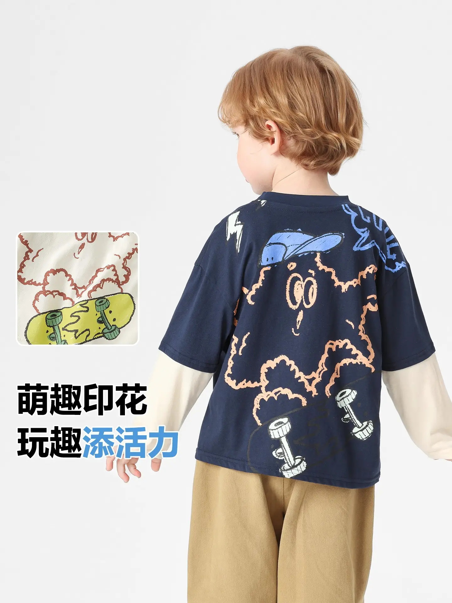 Toddler Navy Long Sleeve T-Shirt 2026 - Image 4