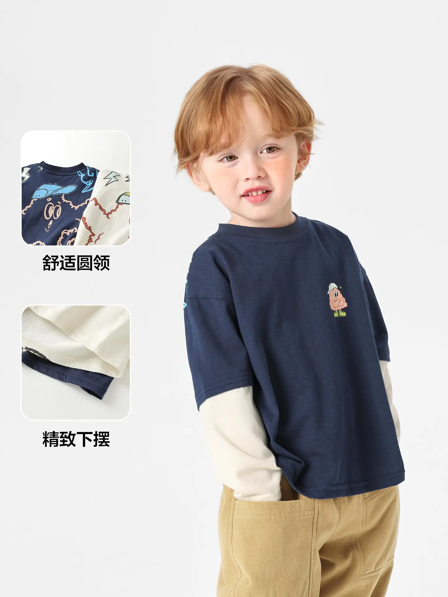 Toddler Navy Long Sleeve T-Shirt 2026 - Image 6