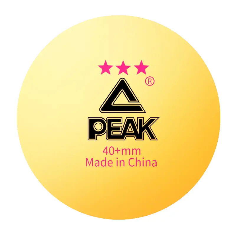 Peak Genuine Three-Star Table Tennis High-Elasticity and Durable Standard Training and Competition Indoor and Outdoor 40+ Special Balls